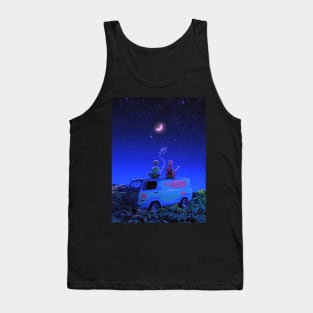 Un descanso después de resolver misterios 🌙 Tank Top